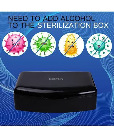 Nail Art Tool Tray - Plastic Tweezers, Hair Salon Spa & Cutter Manicure Equipment (Black) - Buy Online on GoSupps.com