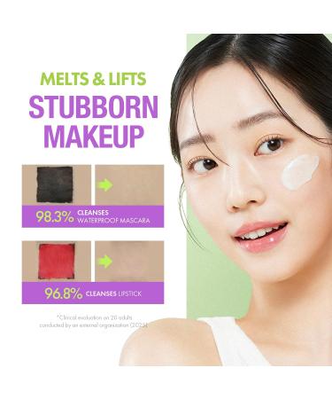 KAHI Cleansing Balm Pore Control Mung Bean - Nourishing & Hydrating Facial Cleanser Makeup Remover Balm with AHA BHA (Salicylic Acid) PHA and LHA - Gentle Exfoliating Korean Skincare 1.69 oz - Buy Online on GoSupps.com