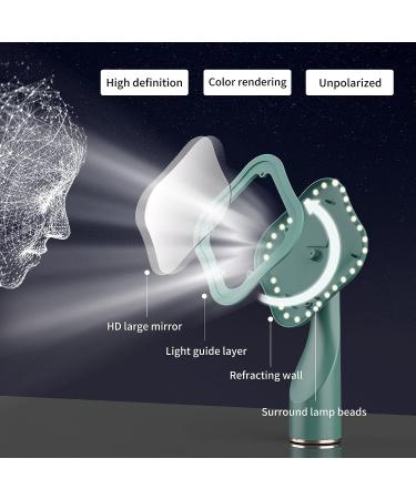 VIHELI LED Makeup Mirror with Light | Portable USB Rechargeable Vanity Mirror - Touch Screen Dimming (White) - Buy Online on GoSupps.com