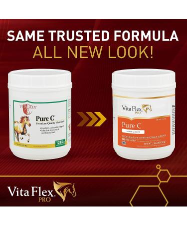 Vita Flex Pro Pure C 2lb - Premium Horse Vitamin C, 128-Day Supply - Buy Online on GoSupps.com