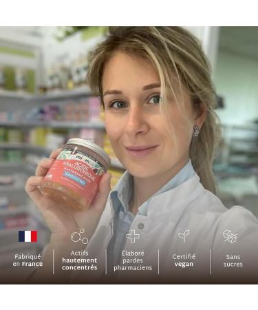 Mium Lab - Hyaluronic Acid Vit C - Anti-Aging Anti-Wrinkle Collagen Highly Dosed and Absorbed - Skin Joints Hair - Deep Hydration Skin Elasticity - 21 Days - Made in France - Buy Online on GoSupps.com