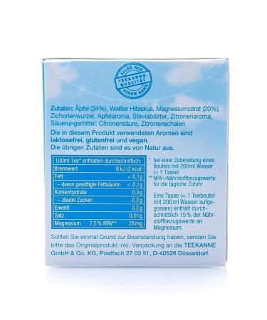 Teekanne Frio Sport Apple-Lemon-Magnesium Tea - Pack of 3 (54 Tea Bags) | Energizing Herbal Blend for Active Lifestyles - Buy Online on GoSupps.com