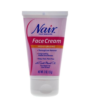 Nair Face Cream 2 OZ - Gentle Facial Hair Removal Cream - Buy Online on GoSupps.com