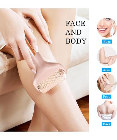 Ice Roller for Face & Eyes - Reduce Puffiness Wrinkles Migraine Relief | Pink Massager International Shipping Available - Buy Online on GoSupps.com