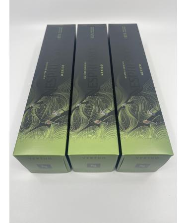 NESPRESSO Vertuo Mexico Master Original Lot of 3 bars = 30 capsules (230 ml)