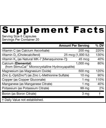 Jarrow Formulas Bone-Up 120 Capsules | Bone Health Support Supplement - Buy Online on GoSupps.com