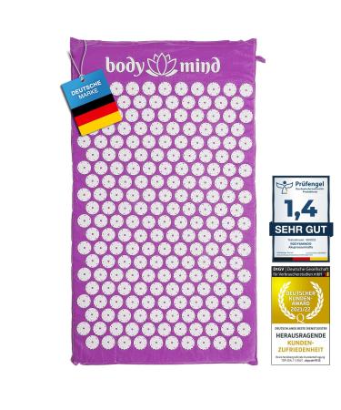 Acupressure mat Yoga nail mat relaxation and massage mat acupuncture toweratte for loosening relaxation for body and mind with 13 662 tips (size XL (130x50cm)))