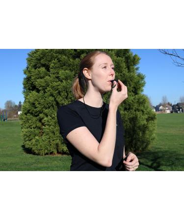 MistWorks Sports Whistle with Lanyard - Loud & Crisp Bulk Plastic Whistles for Teachers, Coaches, Lifeguards & Referees - Emergency Safety Supplies - Buy Online on GoSupps.com