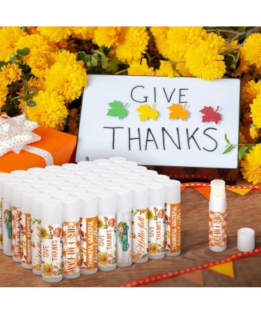 50 Pcs Thanksgiving Christmas Party Gifts Bulk Thanksgiving Lip Balms Favors Holiday Basket Stuffers Christmas Stocking Stuffers Small Thank You Gifts for Women Men (Honey Flavor) Honey Flavor 50 - Buy Online on GoSupps.com