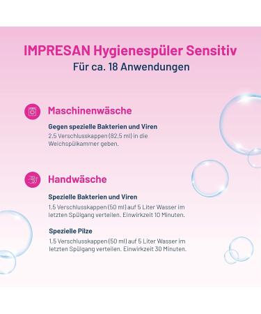 IMPRESAN Hygiene Rinse Sensitive - Unscented 3L (Pack of 4) | International Shipping Available - Buy Online on GoSupps.com