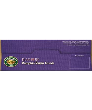 Nature's Path Organic Flax Plus Pumpkin Raisin Crunch Cereal - 12.35 oz (Pack of 6) | Healthy Breakfast Choice - Buy Online on GoSupps.com
