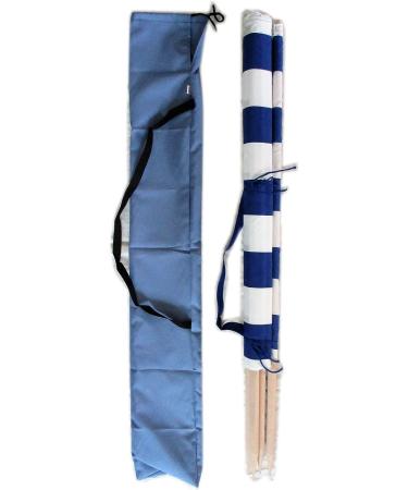 13 ft Beach Windscreen Privacy Windblocker + Free Bag Made in Europe Blue/White Stripes - Buy Online on GoSupps.com