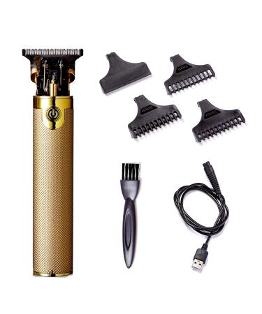 RED by Kiss Hair Trimmer for Men Precision Blade Cordless Trimmer Mens Grooming Kit Gold