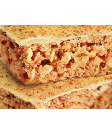 Energy OatSnack Bars - Handmade Vanilla Apple Cinnamon 15x65g Natural Healthy Snack | Shop Internationally - Buy Online on GoSupps.com