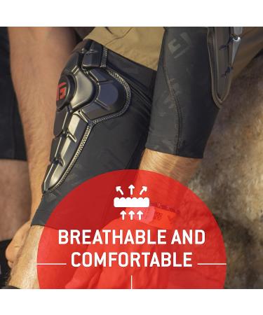 G-Form Pro-X2 Mountain Bike Elbow Pads - Adult Medium Black Logo | Elbow Compression Sleeve - Buy Online on GoSupps.com