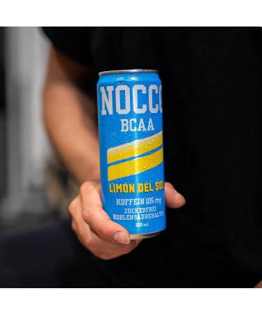 Nocco BCAA Drink 24 x 330 ml Dosen (Pfandartikel) (Summer Edition: Limon del Sol) - Buy Online on GoSupps.com