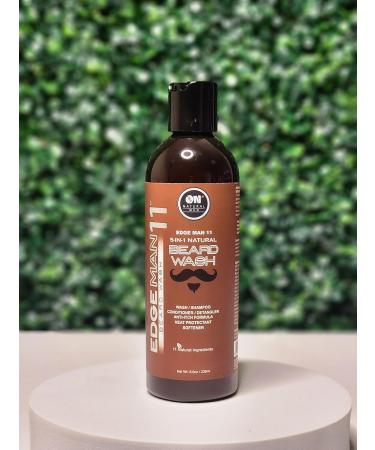 Edga Man 11 Beard Wash 8oz - Premium Men's Beard Care | International Shipping Available - Buy Online on GoSupps.com