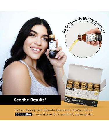 Diamond Lot de 10 bouteilles de collag ne liquide hydrolys avec vitamine C grenade cheveux sains peau ongles articulations os 50 ml 49.98 ml (Lot de 30) - Buy Online on GoSupps.com