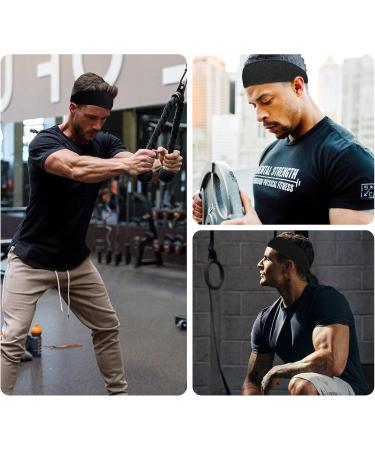 Midodo Sport Headband for Men - 5 Pack Yoga Running Cycling & Basketball Moisturizing Workout Bands - Buy Online on GoSupps.com