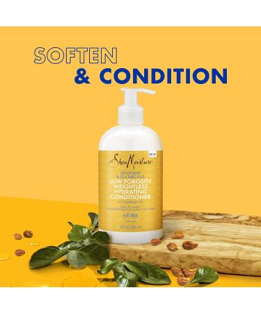 Buy Shea Moisture Grapeseed & Tea Tree Oils Conditioner - Low Porosity Weightless Hydrating with Sunflower Oil - International Shipping Available - Buy Online on GoSupps.com