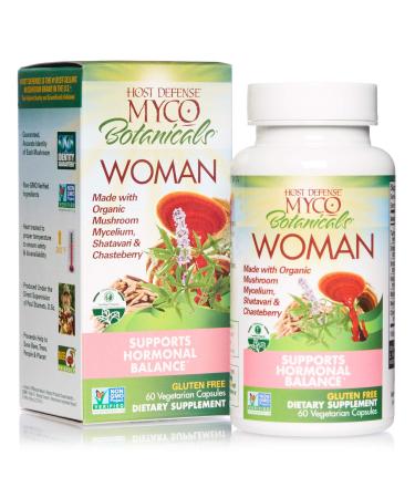 Fungi Perfecti Myco Botanicals Woman Supports Hormonal Balance 60 Vegetarian Capsules