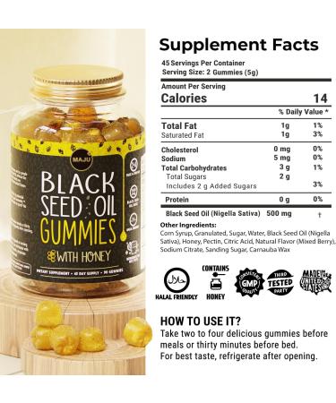 Maju Superfoods Black Seed Oil 3-in-1 Bundle Gummies Capsules & Liquid - Buy Online on GoSupps.com