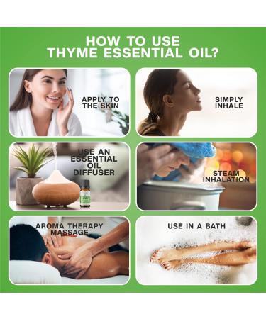 100% Pure Thyme Thymol Essential Oil - Natural Anti-Infectious Oil for Diffusers & Massage Therapy - Rosemary Creek (10 ml - Buy Online on GoSupps.com