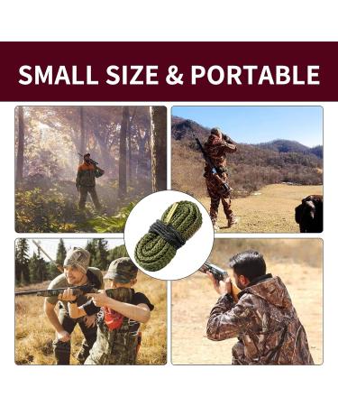 SABPACK Gun Snakes Cleaner for Pistol and Rifle Calibers - Shotgun 12GA, 9mm, .380cal, .38cal, .7.62mm, .30Cal, 308Cal - Brass Brushes - 1 Pack - Buy Online on GoSupps.com