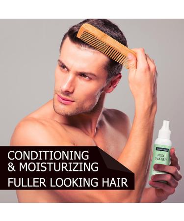 Rice Water Hair Care Spray w/ Biotin for Growth & Repair - Women & Men - Moisturize, Strengthen, Thicken - Frizzy, Weak, Damaged Hair - Buy Online on GoSupps.com