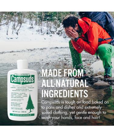 Sierra Dawn Campsuds Outdoor Soap - 4 fl oz | Biodegradable & Environmentally Safe Cleaner - Buy Online on GoSupps.com