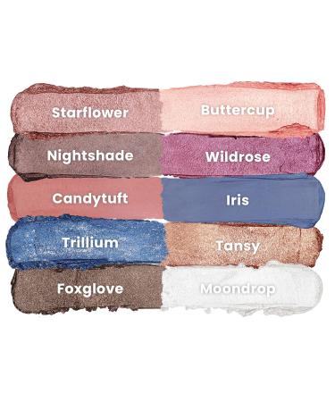 Buy True + Luscious Flora Furiosa Eyeshadow Palette - Vegan Talc-Free Cruelty-Free | 10 Rich Pigmented Shades for Stunning Looks - Buy Online on GoSupps.com
