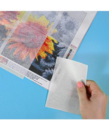 300pcs Double-Sided Non-Stick Diamond Painting Cover Replacement | 5D Diamond Painting Accessories Tool 15x15cm & 15x10cm Release Paper for Adult Kids - Buy Online on GoSupps.com