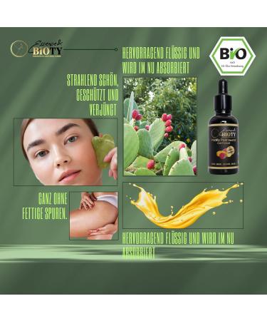 Organic Cactus Core Oil 100% Pure - Anti-Aging Face Hair & Nail Care | 30ml + Free Jade Gua Sha Massage Tool - Buy Online on GoSupps.com