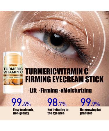 Turmeric Vitamin C Eye Cream Hydrating Under Eye Balm for Dark Circles and Eye Bags Anti-Aging Firming Eye Moisturizer Smoothes Skin Tone - Buy Online on GoSupps.com