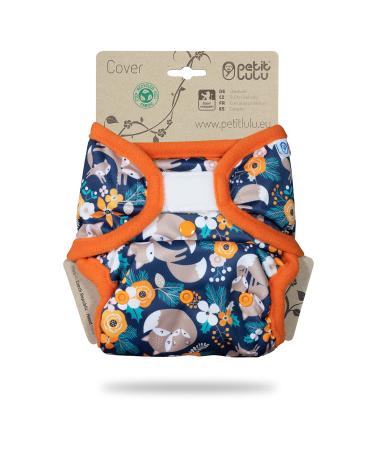 Petit Lulu XL Overpants (12-17 kg) for Cloth Diapers Velcro (Fox Family)