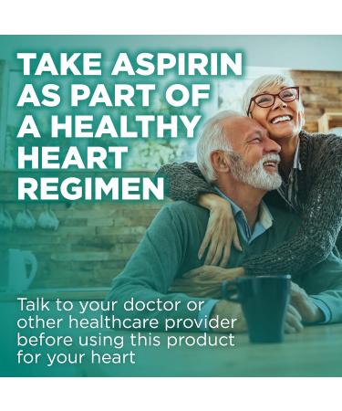 Amazon Basic Care Aspirin 81 mg Chewable Tablets 36 Count (Pack of 3) - Low Dose Pain Reliever with Orange Flavor - Buy Online on GoSupps.com