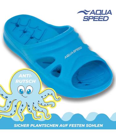 Aqua Speed Flip Flops & Microfiber Towel | Stylish Shower Sandals for Men Women & Kids | Perfect Pool & Sauna Footwear | EU Size 29 - Florida Collection - Buy Online on GoSupps.com