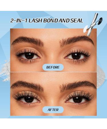 KevKev Lash Bond and Seal - 10ml Waterproof Lash Glue for Individual Lashes & DIY Lash Clusters | Long Lasting 48-72 Hours - Buy Online on GoSupps.com