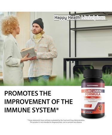 Curcumin Formula Pro - Our Best Turmeric Curcumin Ginger Supplement - High Absorption Turmeric with Black Pepper - Liposomal Turmeric Relief Factor Turmeric Supplement for Inflammatory Health - Buy Online on GoSupps.com