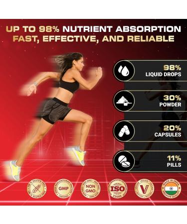 Tenmido Hawthorn Berry Extract Liquid Drops - 7in1 with Hibiscus Beet Root Quercetin Garlic Olive Leaf and Turmeric - Vegan Non-GMO - 30 ml 1 Fl Oz - Buy Online on GoSupps.com