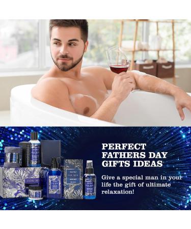 Birthday Gifts Spa Kit for Men | Classic Perfume Scented Bath & Shower Gift Set | Self Care & Shaving Kit | Ideal Men's Gift Basket - Buy Online on GoSupps.com
