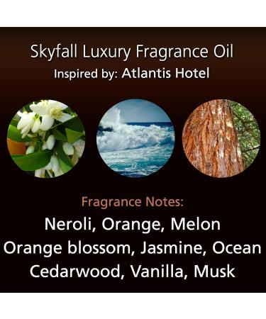 Cerod Skyfall Fragrance Oil - Luxury Hotel Inspired Aromatherapy for Cold Air Diffusers - Orange Blossom Green Melon Jasmine & Fresh Ocean - 120mL - International Shipping Available - Buy Online on GoSupps.com