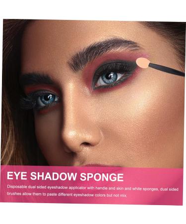 HAPINARY 200 Pcs Double Ended Makeup Brush Emulsion Tipped Oval Makeup Tool Makeup Sponges Plastic - Buy Online on GoSupps.com