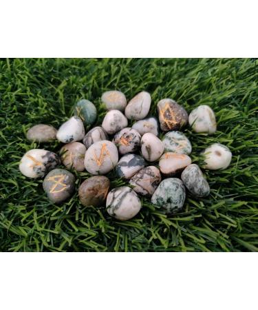 Sharvgun Tree Agate Rune Stone Set 25 pi ces avec tableau en bois MDF runique grav lettrage symbolique pa en velours noir/rouge pochette incluse bo te-cadeau - Buy Online on GoSupps.com