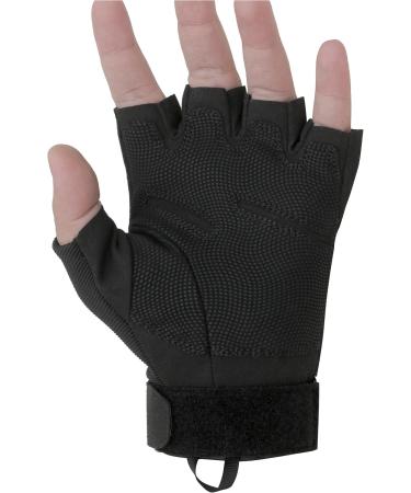 Seibertron Tactical 1/2 Finger Gloves for Men & Women - Military Airsoft Paintball Outdoor Activities - Black - Buy Online on GoSupps.com