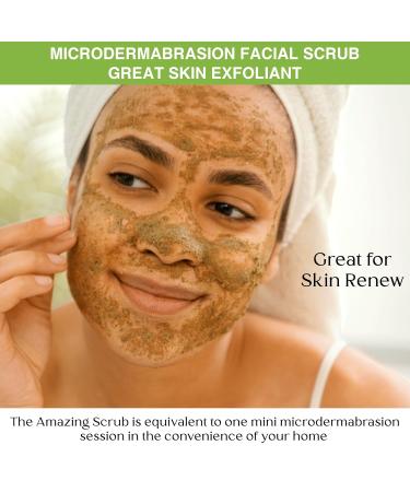 Buy Amazing Scrub Natural Microdermabrasion Face Scrub - Gentle Exfoliation for Radiant Skin | International Shipping Available - Buy Online on GoSupps.com