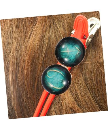 Lurrose 100 pcs dress decorate dome silicone purse constellation pattern glass charms hanging pen round pendant Round noodles necklace heart pom Glass Charm heart shaped ball - Buy Online on GoSupps.com