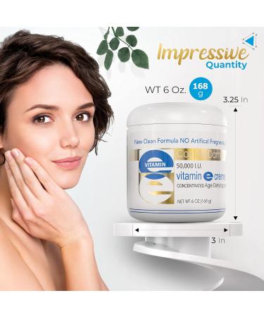 Colonial Dames High Potency 50 000 IU Vitamin E Moisturizer for Hydrating & Moisturizing Chapped Dry Skin & Fine Lines. - Buy Online on GoSupps.com