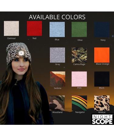 Night Scout Rechargeable LED Beanie - Blue | One Size - Buy Online on GoSupps.com