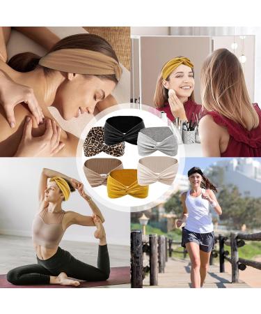 Nayyana Non-Slip Elastic Hair Bands for Women - 6 Pieces Short Hair Sports & Yoga Accessories - Hairpins & Wraps in Color 1 - Buy Online on GoSupps.com